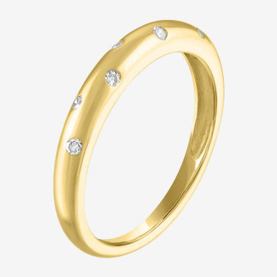 G-H / I1-I2) 1/ CT. T.W. Lab Grown White Diamond 10K Gold Band