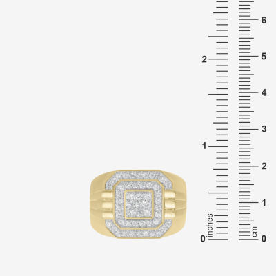 Mens CT. T.W. Natural Diamond 10K Gold Fashion Ring