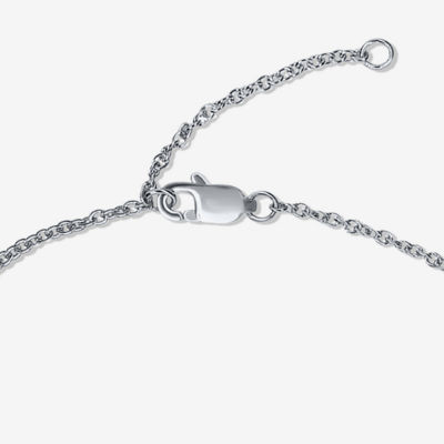 Sterling Silver 10 Inch Solid Cable Round Ankle Bracelet