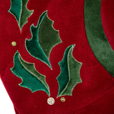 Northlight 48in Holly Indoor Tree Skirt