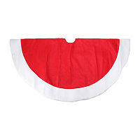 Northlight Traditional Border Indoor Tree Skirt, One Size, Red