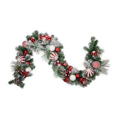 Northlight Flocked Pine Indoor Christmas Garland