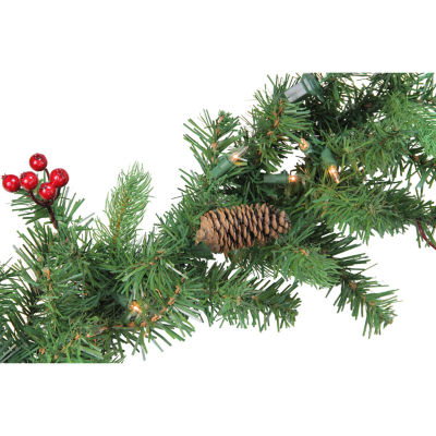 Northlight Noble Fir Pre-Lit Christmas Indoor Garland