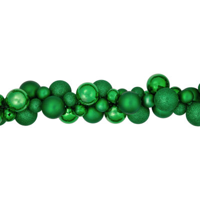 Northlight 6ft 3-Finish Shatterproof Indoor Christmas Garland