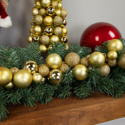 Northlight 6ft Ball Finish Indoor Christmas Garland