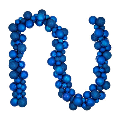 Northlight 6ft 3-Finish Shatterproof Christmas Indoor Garland