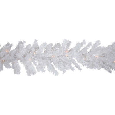 Northlight Snow Artificial Pre-Lit Indoor Christmas Garland