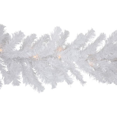 Northlight Snow Artificial Pre-Lit Christmas Indoor Garland