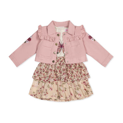 Little Lass Baby Girls 2-pc. Jacket Dress