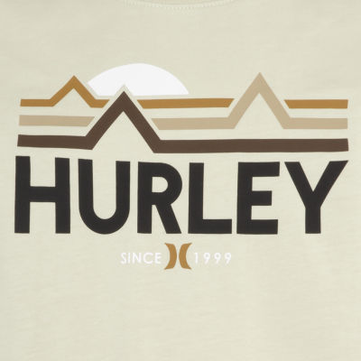 Hurley Big Boys Crew Neck Long Sleeve Graphic T-Shirt