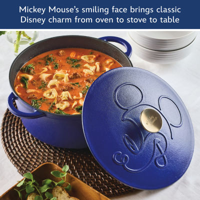 Farberware Disney Bon Voyage Pre-Seasoned Cast Iron 4.5-qt. Dutch Oven