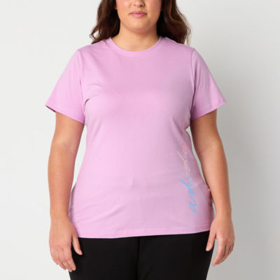 adidas Side Script Graphic Tee (Plus Size)