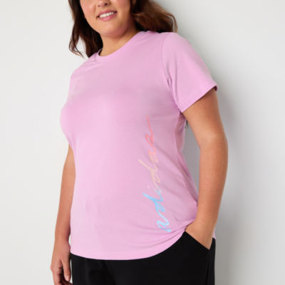 adidas Side Script Graphic Tee (Plus Size)