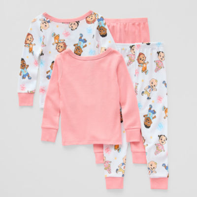 Toddler Girls 4-pc. Cocomelon Pajama Set