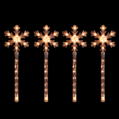 Northlight Snowflakes  Pathway Marker Christmas Yard Art