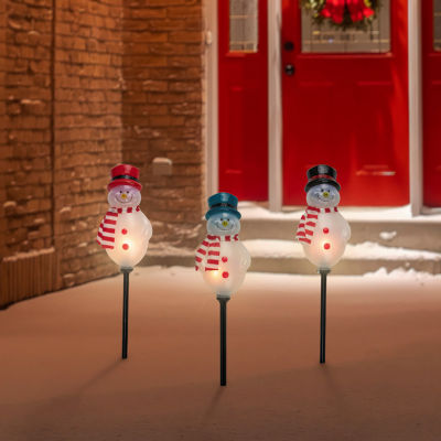 Northlight 16in Pattern  Pathway Markers Christmas Yard Art