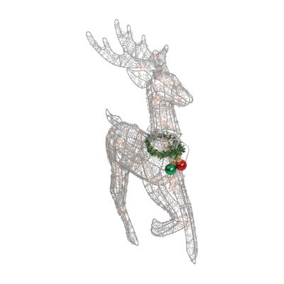 Northlight Lighted Prancing Reindeer Christmas Yard Art