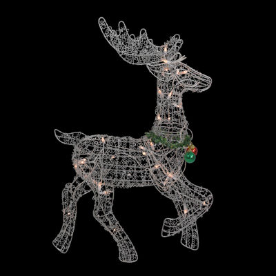 Northlight Lighted Prancing Reindeer Christmas Yard Art