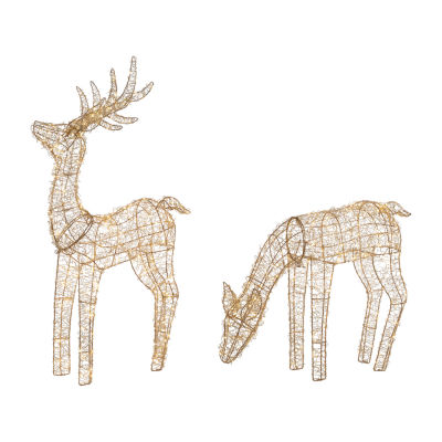 Northlight Led Lighted Reindeer Christmas Holiday Yard Art