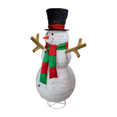 Northlight 60in Prelit Snowman Christmas Yard Art