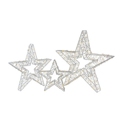 Northlight Lighted Stars Christmas Yard Art