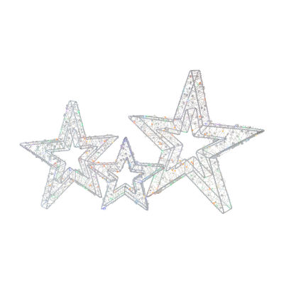 Northlight Lighted Stars Christmas Yard Art