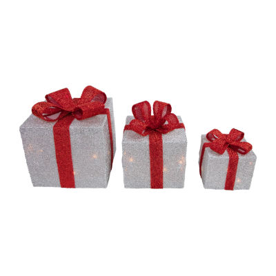 Northlight Lighted Gift Boxes Christmas Yard Art