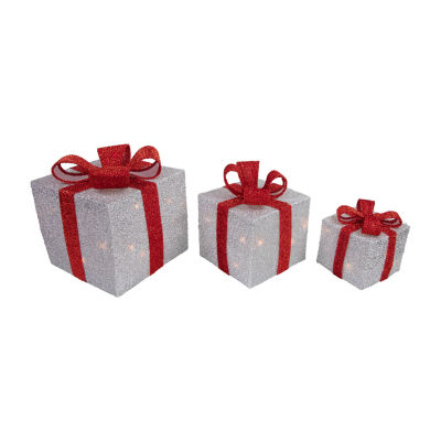 Northlight Lighted Gift Boxes Christmas Yard Art