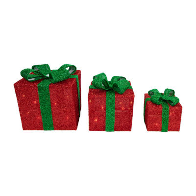 Northlight Lighted Gift Boxes Christmas Yard Art