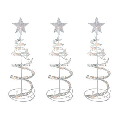 Northlight Lighted Cone Trees Christmas Yard Art