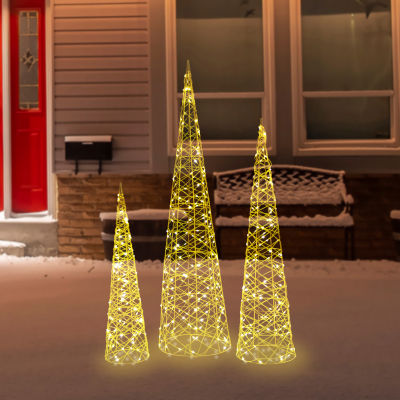 Northlight Led Cone Tree Christmas Yard Art