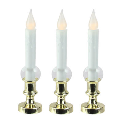 Northlight Led Flickering Window 3-pc. Flameless Candle