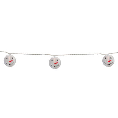 Northlight Snowman Paper Lantern String Lights