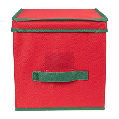 Northlight Red And Green Ornament Storage