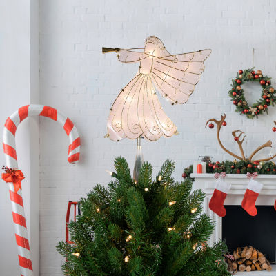 Northlight 10in Angel  Warm White Lights Christmas Tree Topper