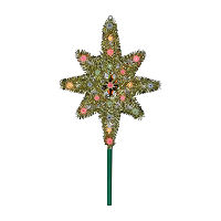 Northlight Lighted Gold Star Bethlehem Christmas Tree Topper, One Size, Yellow