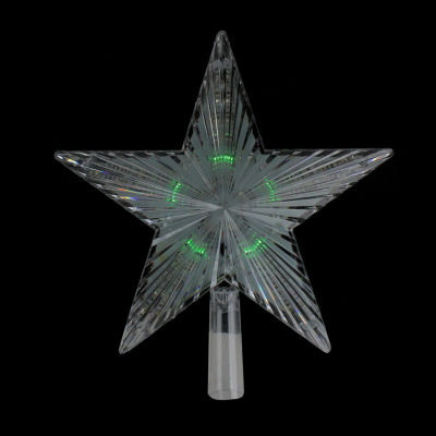 Northlight Pre-Lit Crystal Star Christmas Tree Topper