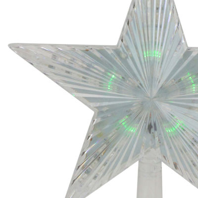 Northlight Pre-Lit Crystal Star Christmas Tree Topper