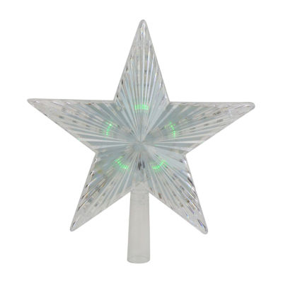 Northlight Pre-Lit Crystal Star Christmas Tree Topper