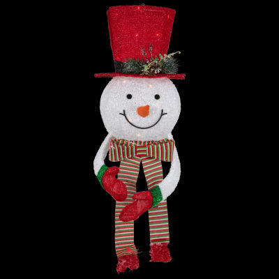 Northlight Prelit Snowman With Hat Christmas Tree Topper