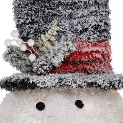 Northlight Prelit Snowman Withhat Christmas Tree Topper