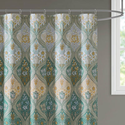 Martha Stewart Amelia Shower Curtain, Color: Aqua - JCPenney