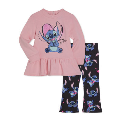 Disney Collection Baby Girls 2-pc. Lilo & Stitch Pant Set