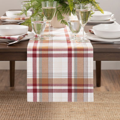 Elrene Home Fashions Seneca Plaid Harvest Cotton Table Runners