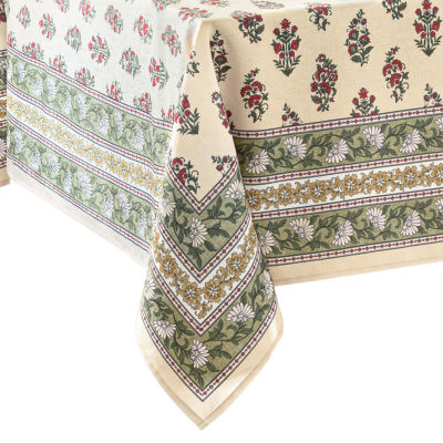 Elrene Home Fashions Nomad Harvest Block Print Rectangle Tablecloths