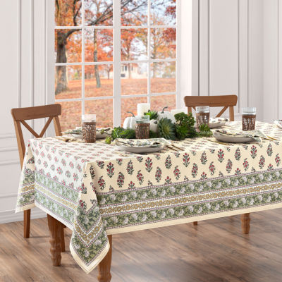 Elrene Home Fashions Nomad Harvest Block Print Rectangle Tablecloths