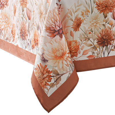 Elrene Home Fashions Autumn Blooms Rectangle Tablecloths