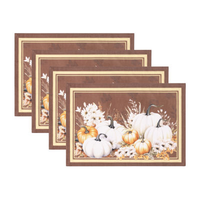 Elrene Home Fashions Wheatland Harvest Fall 4-pc. Placemats