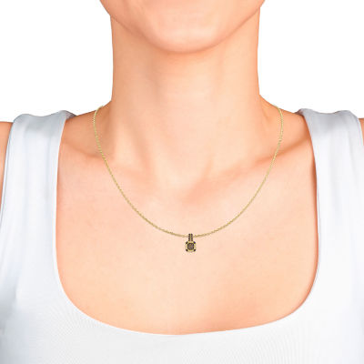 Le Vian® Pendant featuring 1/4 CT. Chocolate Diamonds® 1/20 CT. Blackberry Diamonds®1/10 CT. Nude Diamonds™ set in 14K Honey Gold™