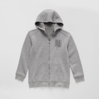 Xersion Little & Big Kid Boys Long Sleeve Fleece Zipper Active Hoodie